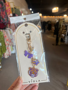 LSU Gameday Tiger Bag Charm