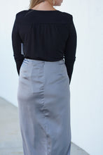 Load image into Gallery viewer, Strictly Business Draped Skirt