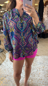 Indigo Nights Blouse