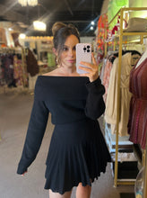 Load image into Gallery viewer, After Midnight Pleated Mini Dress