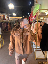 Load image into Gallery viewer, Teddy Bear Shacket Taupe