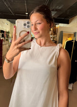 Load image into Gallery viewer, Little White Lie Linen Mini Dress