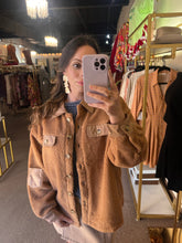 Load image into Gallery viewer, Teddy Bear Shacket Taupe