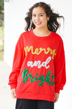 Load image into Gallery viewer, Merry and Bright Pullover