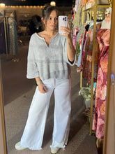 Load image into Gallery viewer, Spring Fling Sweater Blue