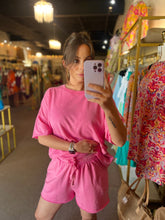 Load image into Gallery viewer, Summer Vibes 2pc Short Set Pink