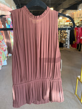 Load image into Gallery viewer, Chocolate Lover Pleated Peplum Top
