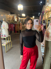Load image into Gallery viewer, Sexy &amp; Sheer Top Black