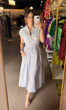Load image into Gallery viewer, Blue Sunday Midi Dress