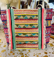 Load image into Gallery viewer, Fiesta Beaded Beach Bag