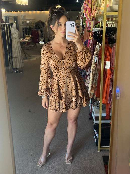 You've Been Spotted Romper