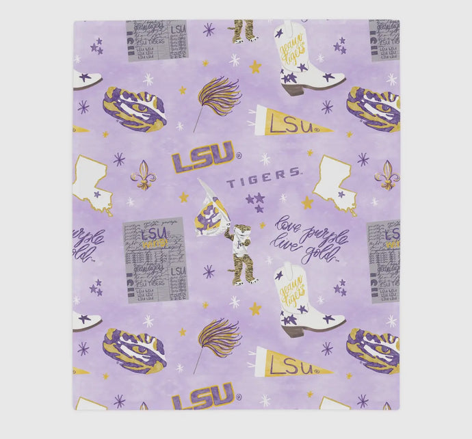 LSU Tiger Spirit Blanket