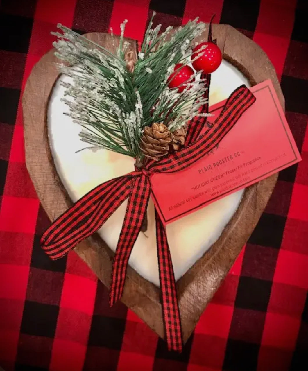 Holiday Heart Dough Bowl