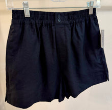 Load image into Gallery viewer, Summer Fun Linen Shorts Black