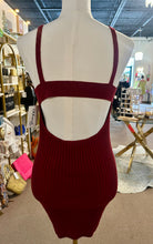 Load image into Gallery viewer, Sweater Weather Dress Wine
