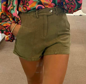 Olive For The Occasion Shorts