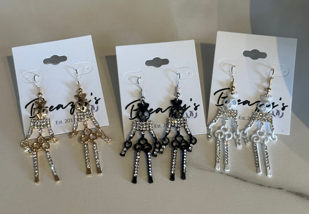 Skeleton Earrings