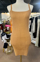 Load image into Gallery viewer, Sweater Weather Dress Camel