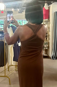 Chocolate Kisses Midi Dress