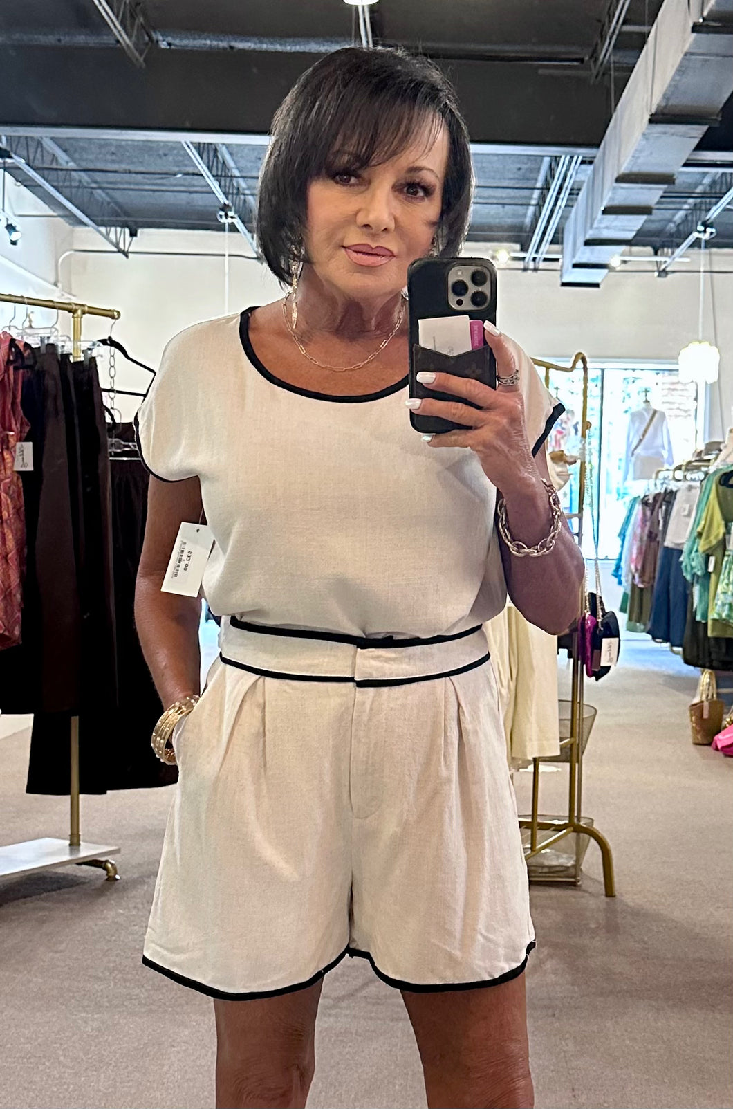 Sunday Brunch Linen Shirt