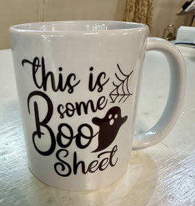 Boo Sheet Halloween Mug