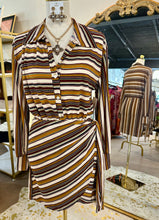 Load image into Gallery viewer, Cinnamon Stripes Dress