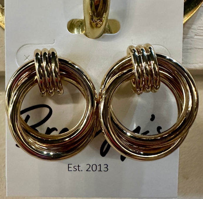 Hoop Drop Earrings