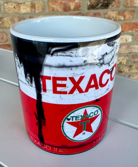 Texaco Motor Oil Can Mug