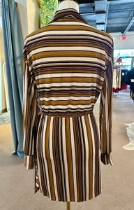 Cinnamon Stripes Dress