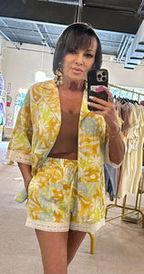 TROPICAL OASIS 2PC SHORT SET