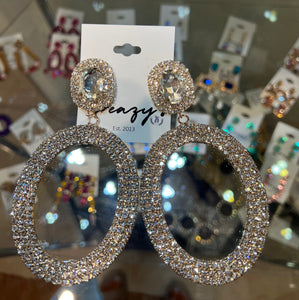 Crystal's Blingy Hoops