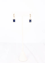 Load image into Gallery viewer, Reymond Stone Drop Hoop Earring