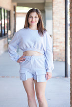 Load image into Gallery viewer, Emily Cropped Sweatshirt &amp; Shorts Set