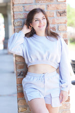 Load image into Gallery viewer, Emily Cropped Sweatshirt &amp; Shorts Set