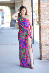 Palm Slit Maxi Dress