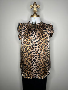 Nala Leopard Print Top