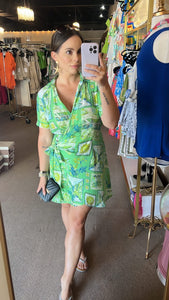 Tropical Dreams Wrap Dress