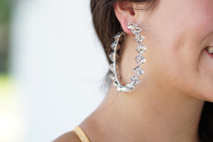 Queen for the Night Hoop Earrings