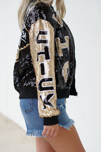Who Dat Sequin Chick
