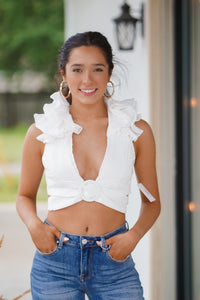 Cry Me A River Ruffle Top