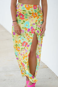 Lime Please Maxi Skirt