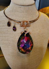 Load image into Gallery viewer, Belle of the Ball Statement Necklace/Earring Set