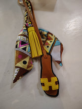 Load image into Gallery viewer, Scarf Flip Flop Bag Charm