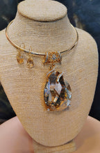 Load image into Gallery viewer, Belle of the Ball Statement Necklace/Earring Set