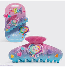 Load image into Gallery viewer, Lisa Frank x Kitsch Glitter Claw Clip- Dancing Dolphins