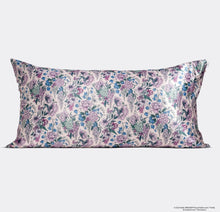 Load image into Gallery viewer, Bridgerton x Kitsch Satin Pillowcase- Wisteria (King)