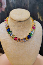 Load image into Gallery viewer, Queen of Bling Rhinestone Necklace