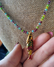 Load image into Gallery viewer, Willa Fish Charm Necklace