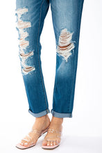 Load image into Gallery viewer, Distressed Ankle Skinny Jeans - Breazy&#39;s Boutique