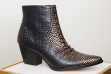 Load image into Gallery viewer, DEVON SNAKESKIN BOOTIES - Breazy&#39;s Boutique